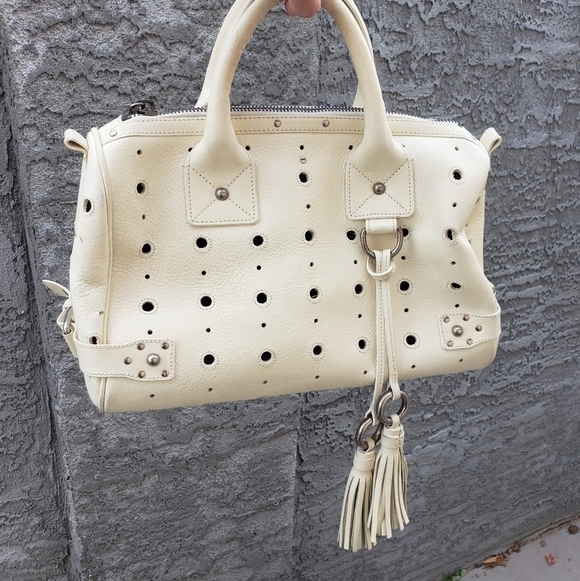 Marc Jacobs Pale Yellow Leather‎ Bridgette Satchel Bag - Picture 8 of 14